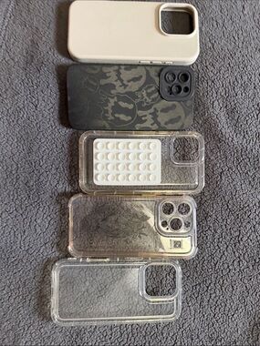 5 iPhone 16Pro Cases (all 5 for 1 cost!)
